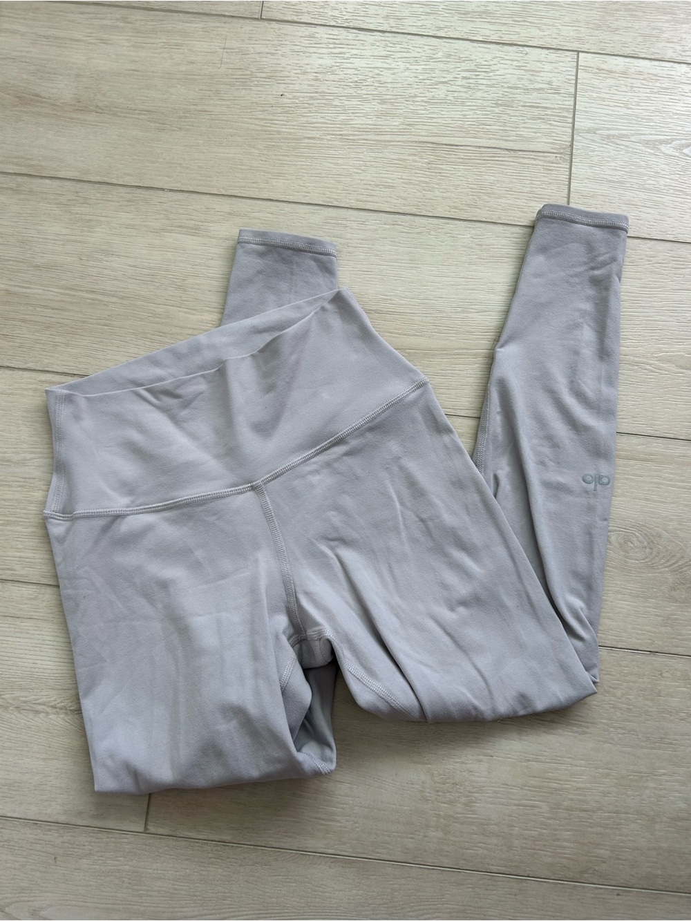 ALO Yoga Sculpt High-Waist Leggings in Light Gray